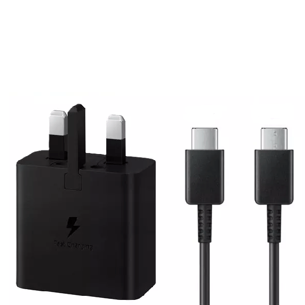 شارژر دیواری 45 وات سامسونگ به همراه کابل تبدیل USB-C