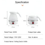 کتری برقی سیلیکونی مدل Electric Kettle