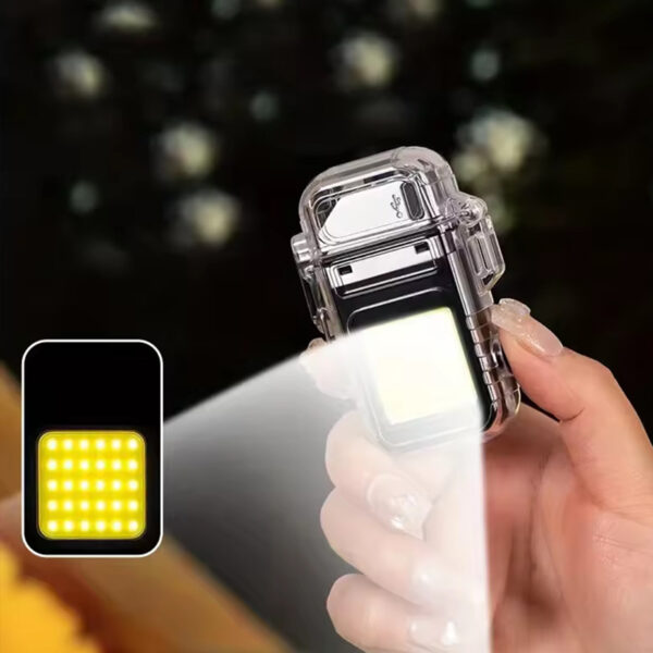 فندک پلاسمایی چراغ دار مدل COB Light
