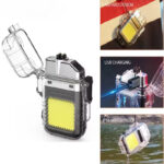 فندک پلاسمایی چراغ دار مدل COB Light