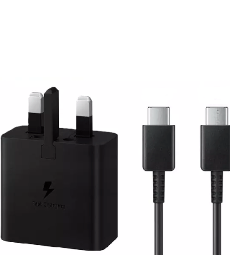 شارژر دیواری 45 وات سامسونگ به همراه کابل تبدیل USB-C